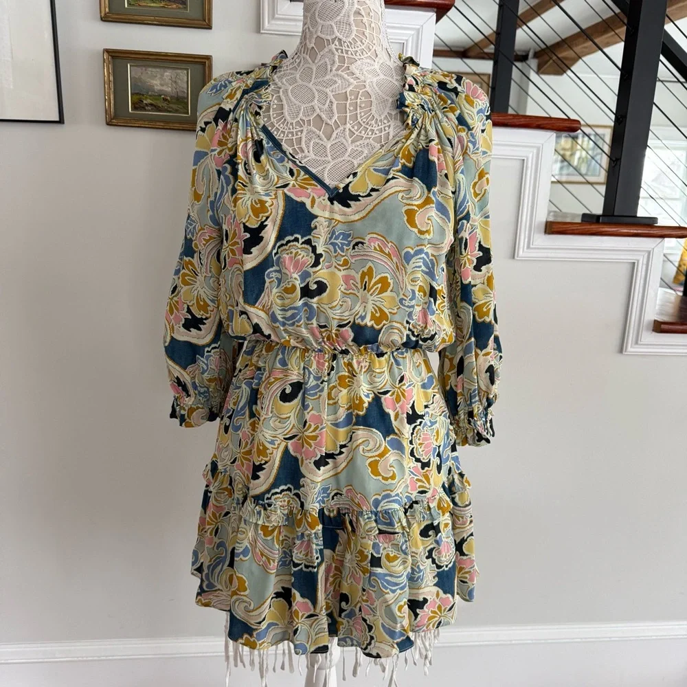 GILBER FARRAR Mel Multicolor Dress NWT XS $325 - Picture 1 of 5